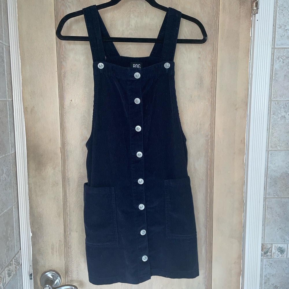 BDG Navy Corduroy Dress
